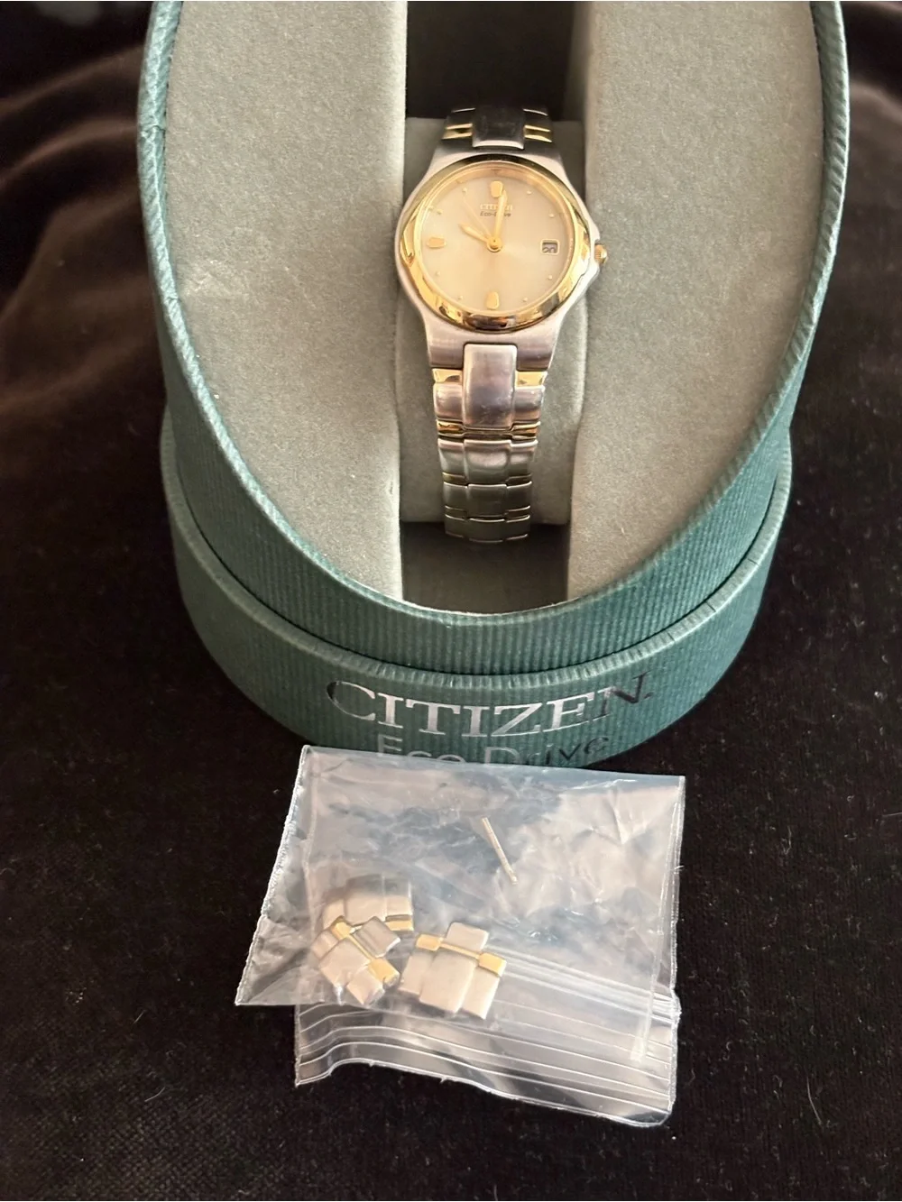 Women’s Citizen ECO-DRIVE Two-Tone Stainless Wristwatch in Silver and Gold